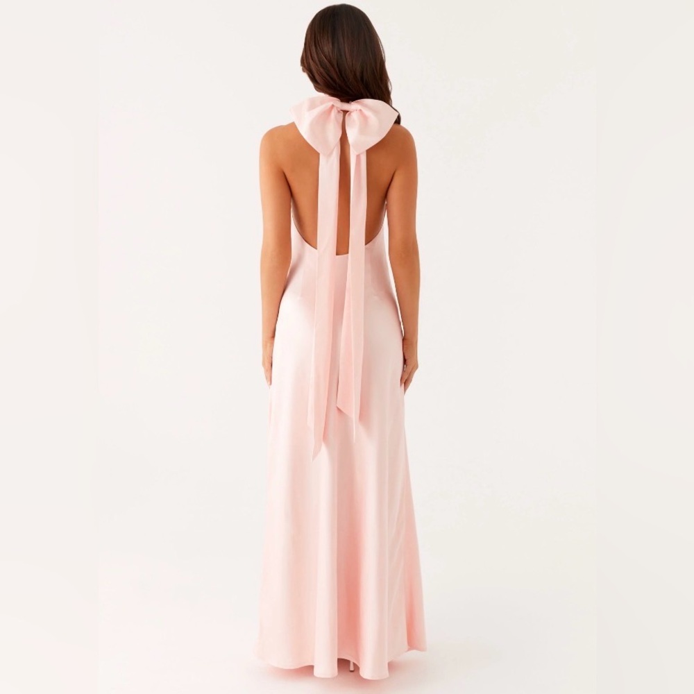 Peppermayo Soft Pink Backless Dress